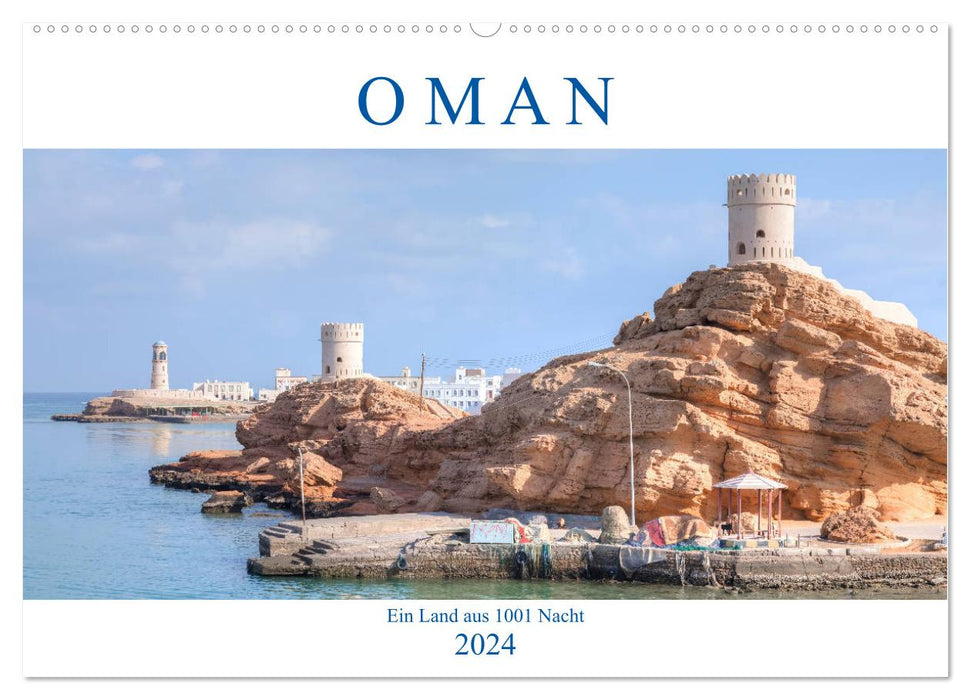 Oman - Un pays des 1001 nuits (Calendrier mural CALVENDO 2024) 