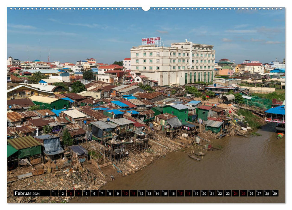 Kambodscha - Phnom Penh (CALVENDO Premium Wandkalender 2024)