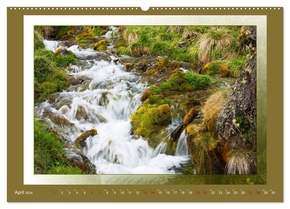 La Vallée Oubliée. Schnalstal - Val Senales (Calendrier mural CALVENDO 2024) 