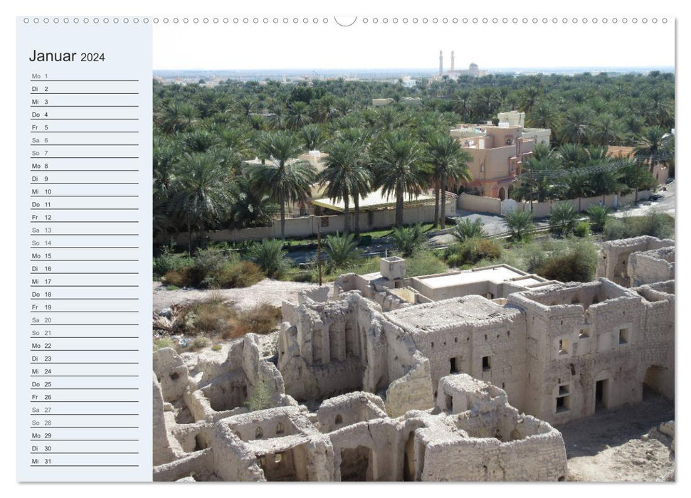 Un voyage à travers Oman (Calendrier mural CALVENDO Premium 2024) 