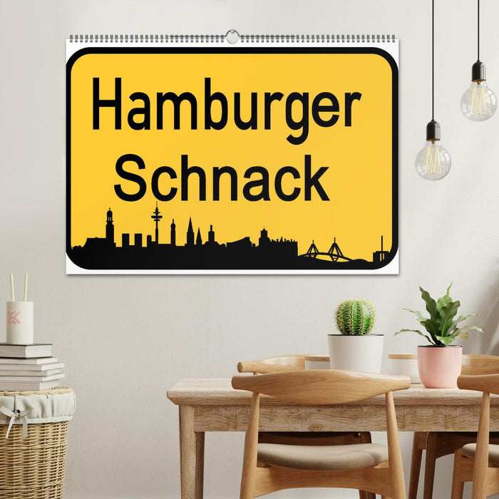Hamburger Schnack (Calendrier mural CALVENDO 2024) 