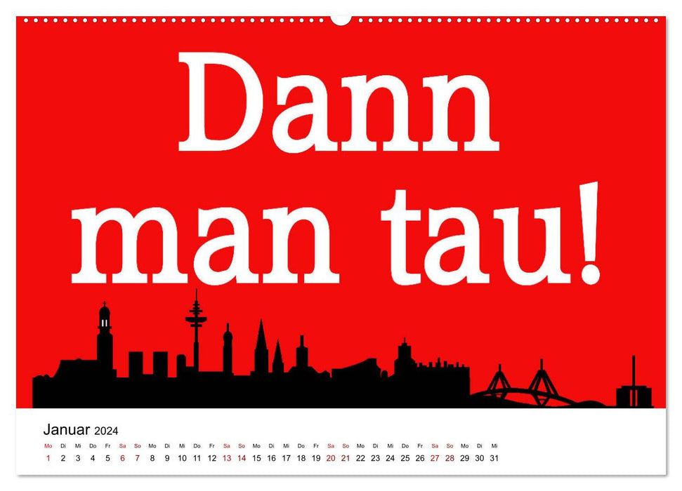 Hamburger Schnack (CALVENDO Wandkalender 2024)