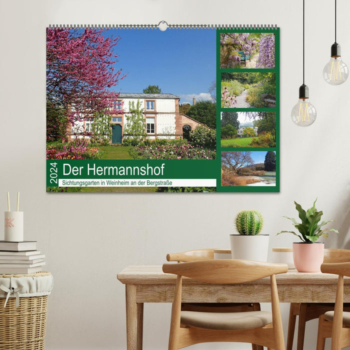 Der Hermannshof Sichtungsgarten in Weinheim an der Bergstraße (CALVENDO Wandkalender 2024)