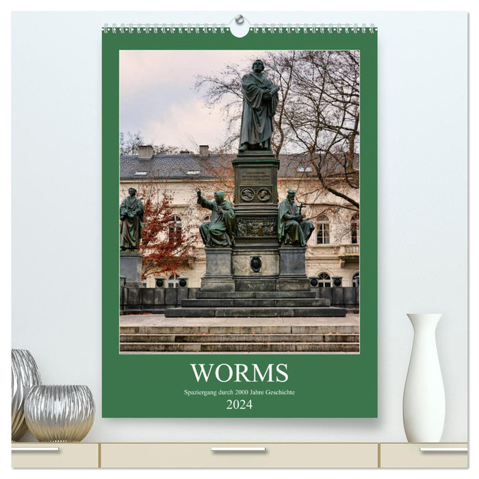 Worms - Spaziergang durch 2000 Jahre Geschichte (CALVENDO Premium Wandkalender 2024)