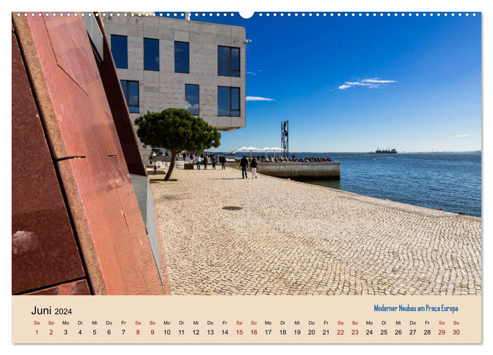 Architektur im Wandel der Zeit - Lissabon (CALVENDO Wandkalender 2024)