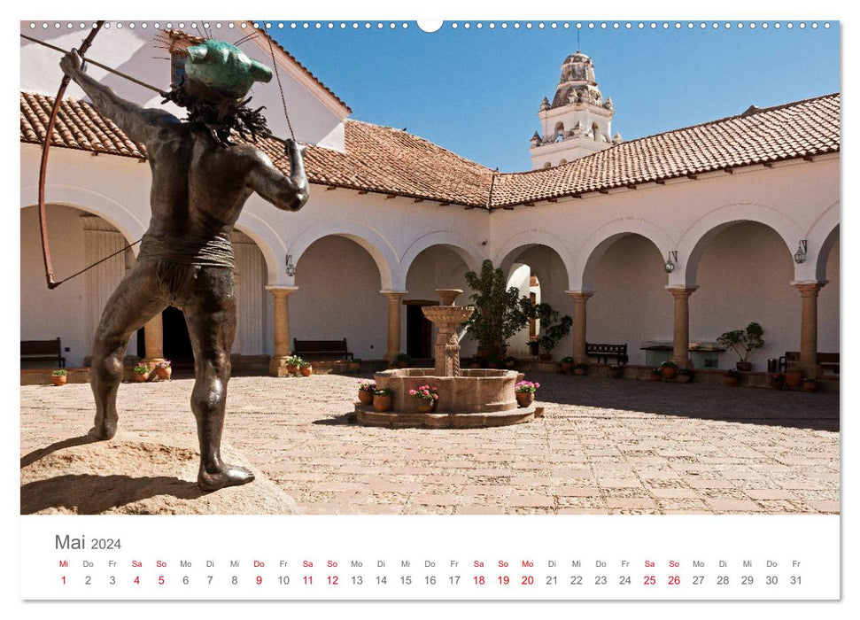 Bolivien - Natur und Kultur im Altiplano (CALVENDO Premium Wandkalender 2024)