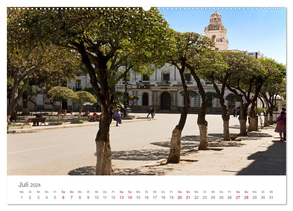 Bolivien - Natur und Kultur im Altiplano (CALVENDO Premium Wandkalender 2024)