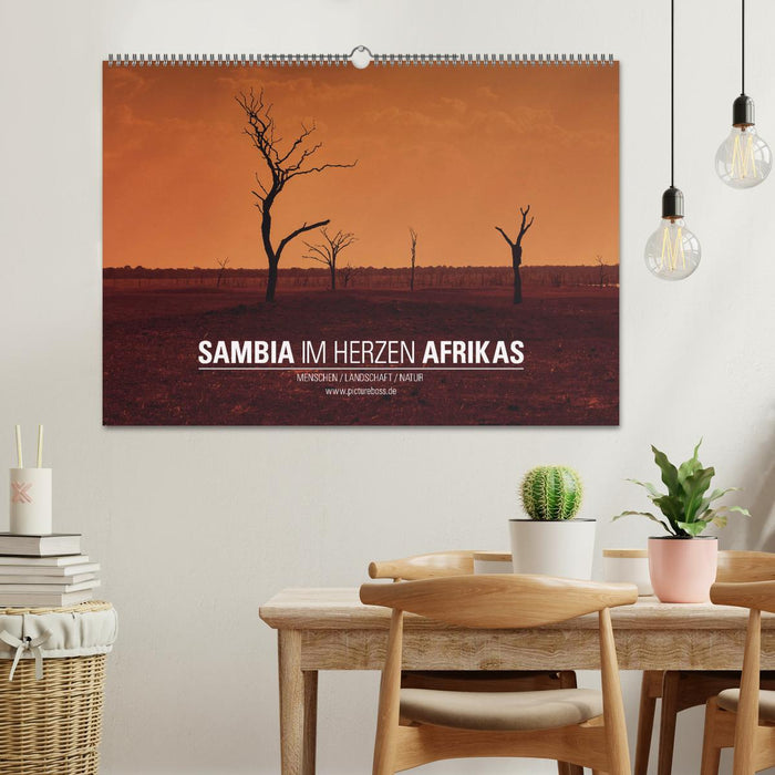 SAMBIA IM HERZEN AFRIKAS (CALVENDO Wandkalender 2024)