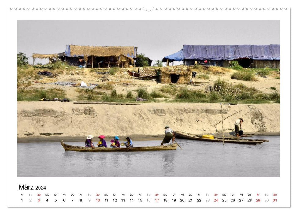 Myanmar – Mit anderen Augen (CALVENDO Wandkalender 2024)