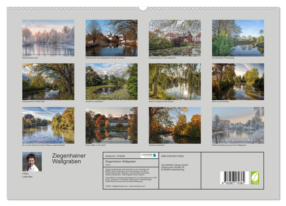 Ziegenhainer Wallgraben (CALVENDO Premium Wandkalender 2024)