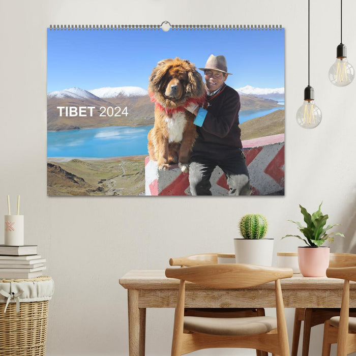 Tibet 2024 (Calendrier mural CALVENDO 2024) 