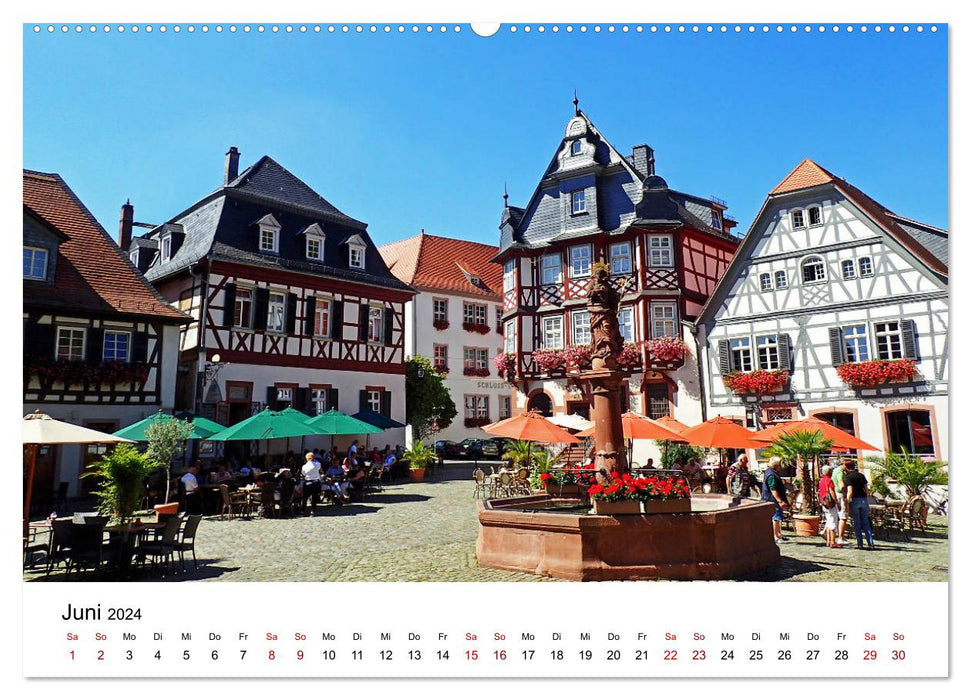 Willkommen in Heppenheim an der Bergstraße (CALVENDO Wandkalender 2024)