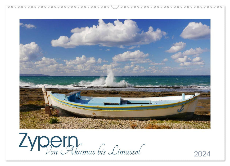 Chypre. D’Akamas à Limassol (calendrier mural CALVENDO 2024) 