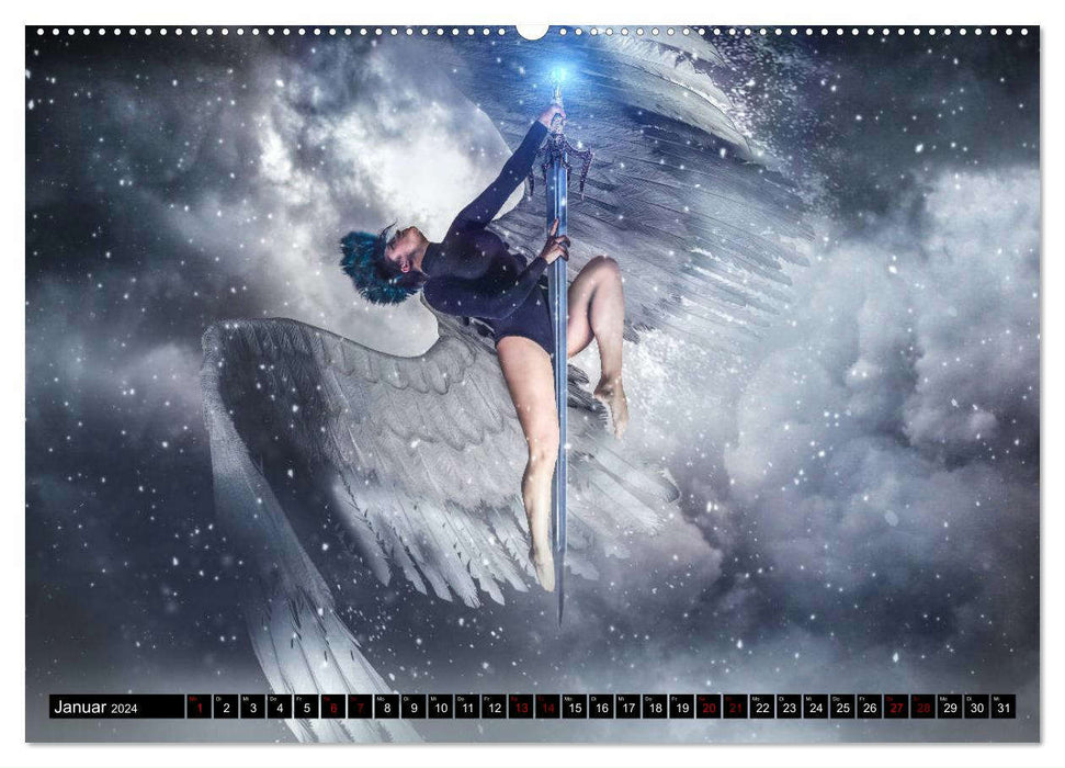 Pole Dance Angel (Calvendo Premium Calendrier mural 2024) 