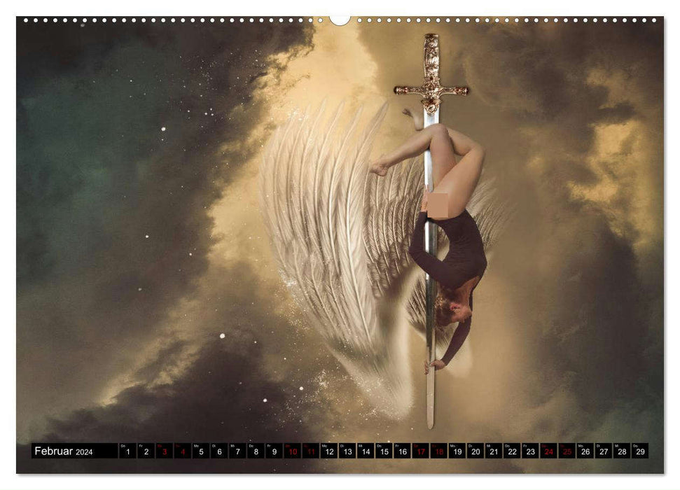Pole Dance Engel (CALVENDO Premium Wandkalender 2024)