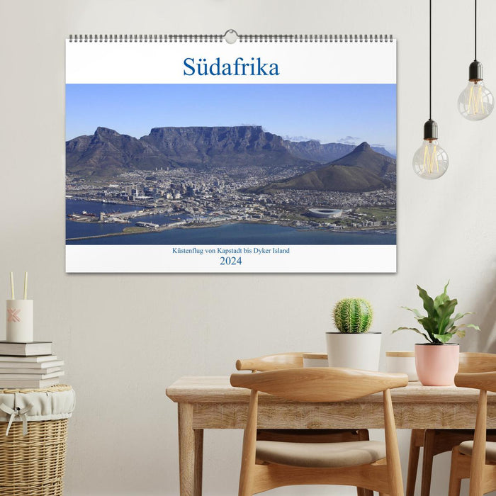 Südafrika - Küstenflug von Kapstadt bis Dyker Island (CALVENDO Wandkalender 2024)