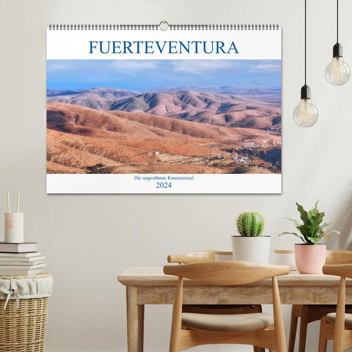 Fuerteventura, l'île sauvage des Canaries (Calendrier mural CALVENDO 2024) 