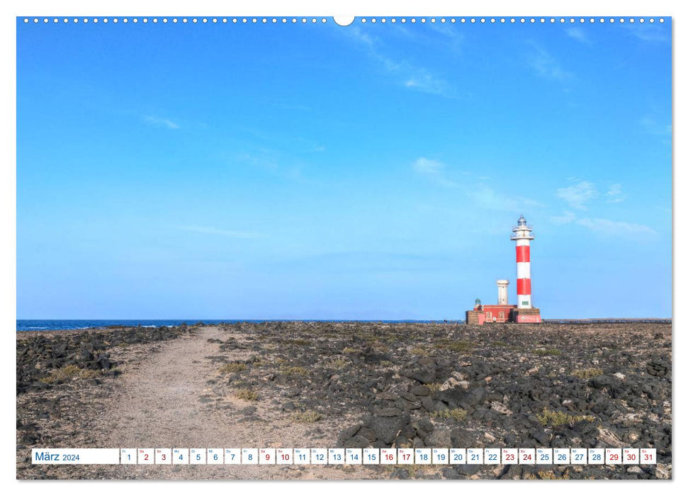 Fuerteventura, die ungezähmte Kanareninsel (CALVENDO Wandkalender 2024)