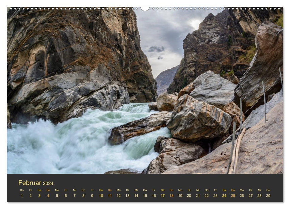 Yunnan - Magische Orte (CALVENDO Premium Wandkalender 2024)