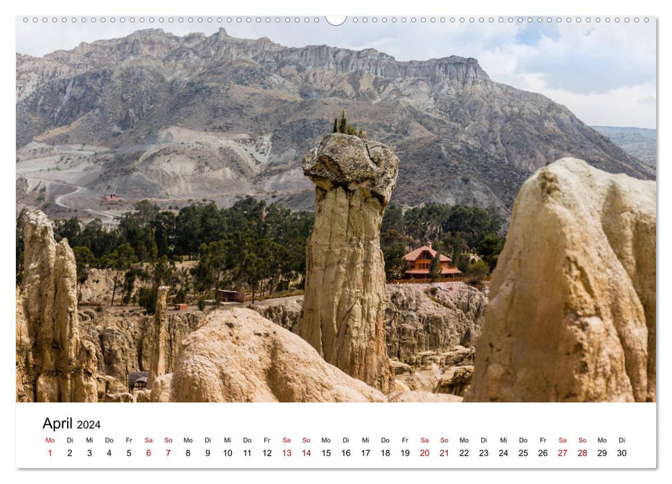Bolivien - Einzigartige Landschaft (CALVENDO Premium Wandkalender 2024)