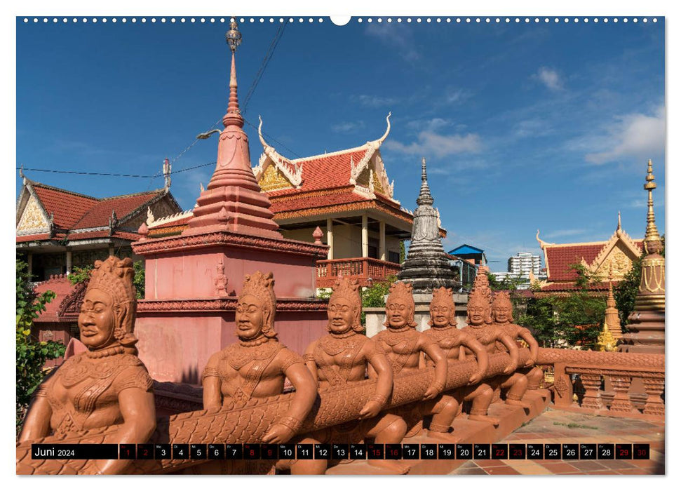 Kambodscha - Phnom Penh (CALVENDO Wandkalender 2024)
