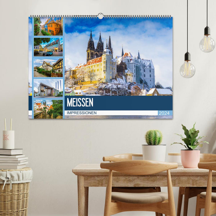 Impressions Meissen (calendrier mural CALVENDO 2024) 
