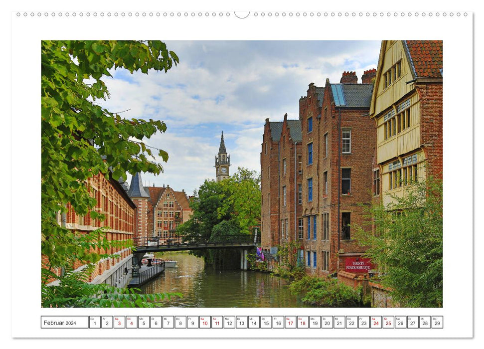 Unterwegs in Flandern (CALVENDO Premium Wandkalender 2024)
