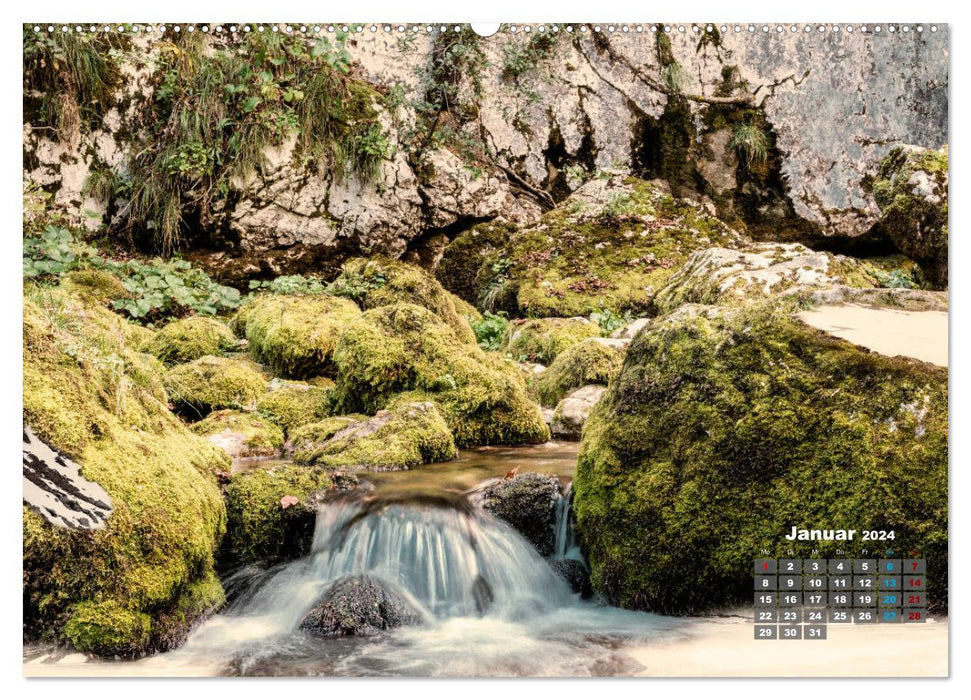 Bovec. Berge - Wälder - Bäche (CALVENDO Wandkalender 2024)