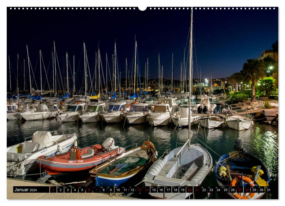 Riviera und Mehr - Nizza, Cannes, San Remo, Monaco (CALVENDO Premium Wandkalender 2024)