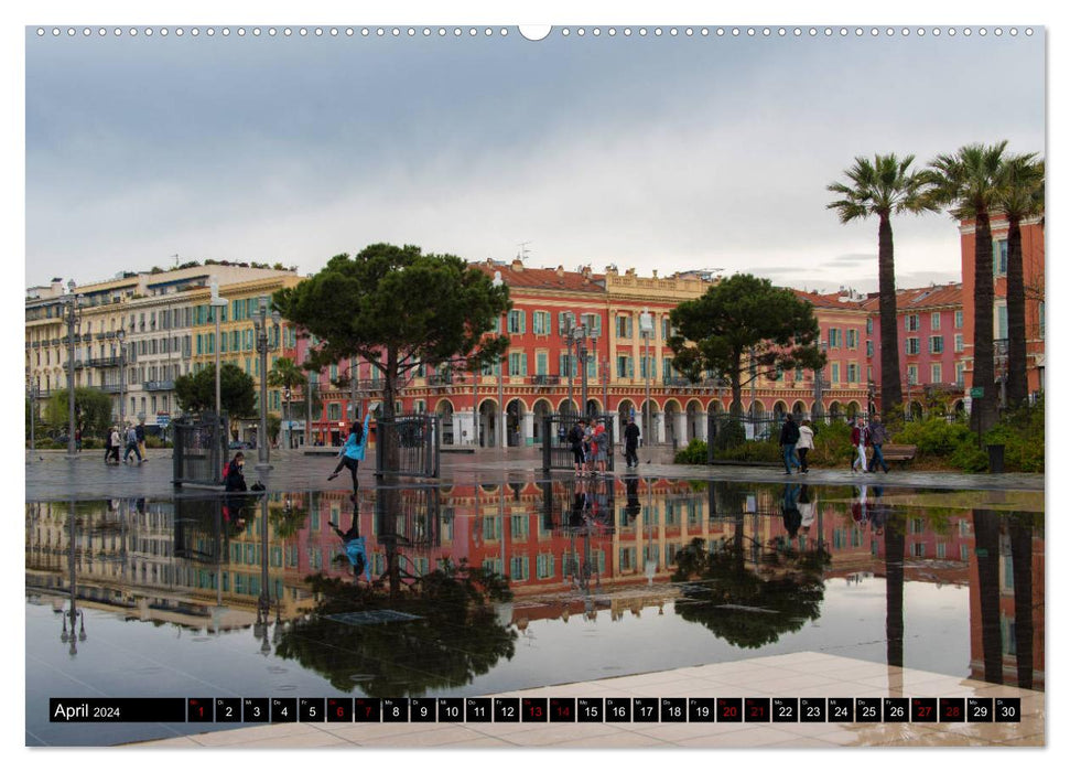 Riviera et plus – Nice, Cannes, San Remo, Monaco (Calendrier mural CALVENDO Premium 2024) 