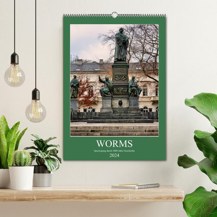 Worms - Parcourez 2000 ans d'histoire (Calendrier mural CALVENDO 2024) 