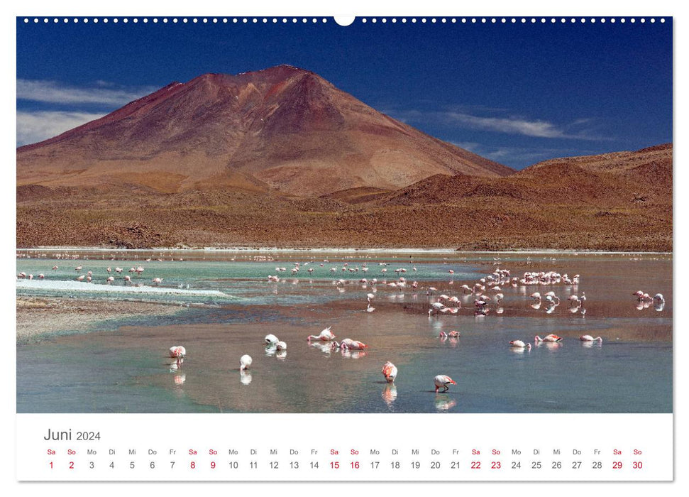 Bolivien - Natur und Kultur im Altiplano (CALVENDO Wandkalender 2024)