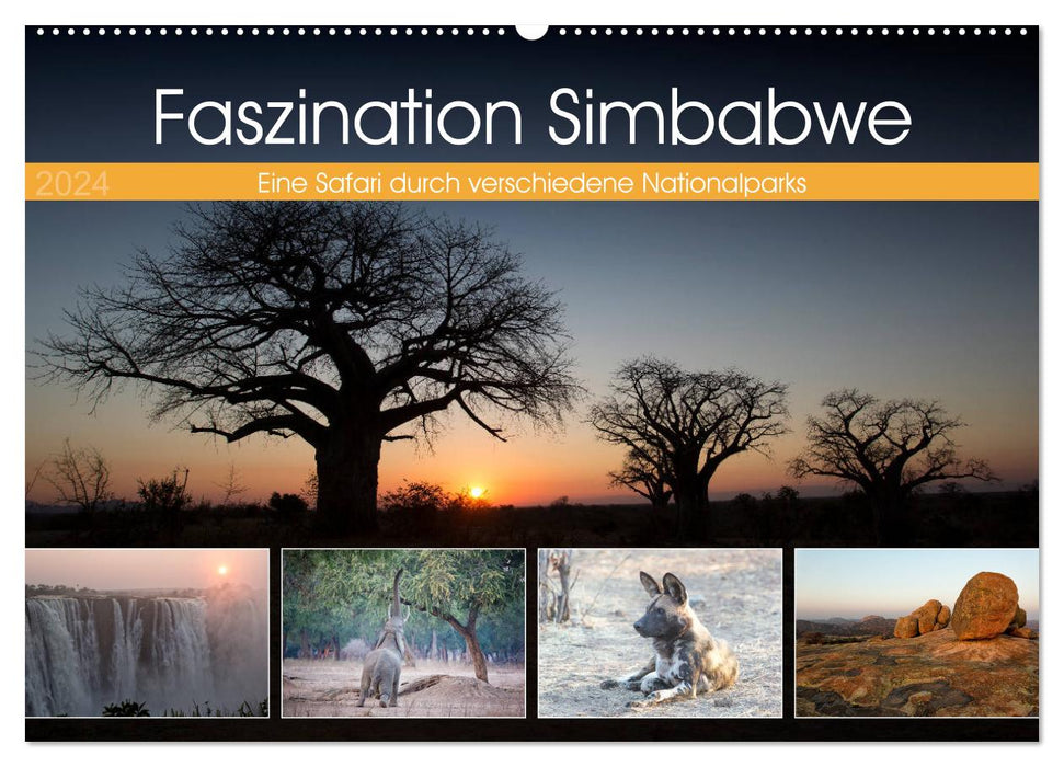 Faszination Simbabwe (CALVENDO Wandkalender 2024)