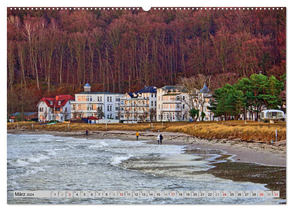 Rügen Highlights (Calendrier mural CALVENDO 2024) 