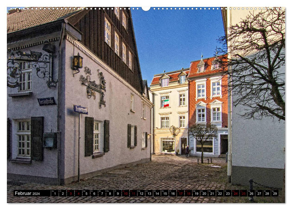 Stadtansichten Lüdenscheid, die Oberstadt (CALVENDO Premium Wandkalender 2024)