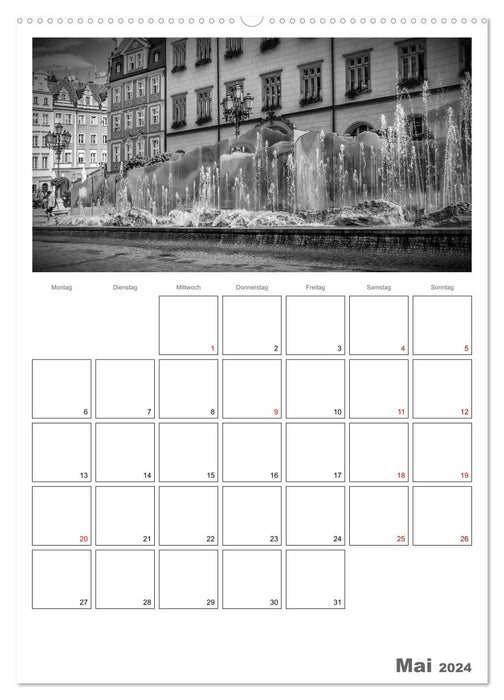 Terminplaner BRESLAU (CALVENDO Premium Wandkalender 2024)