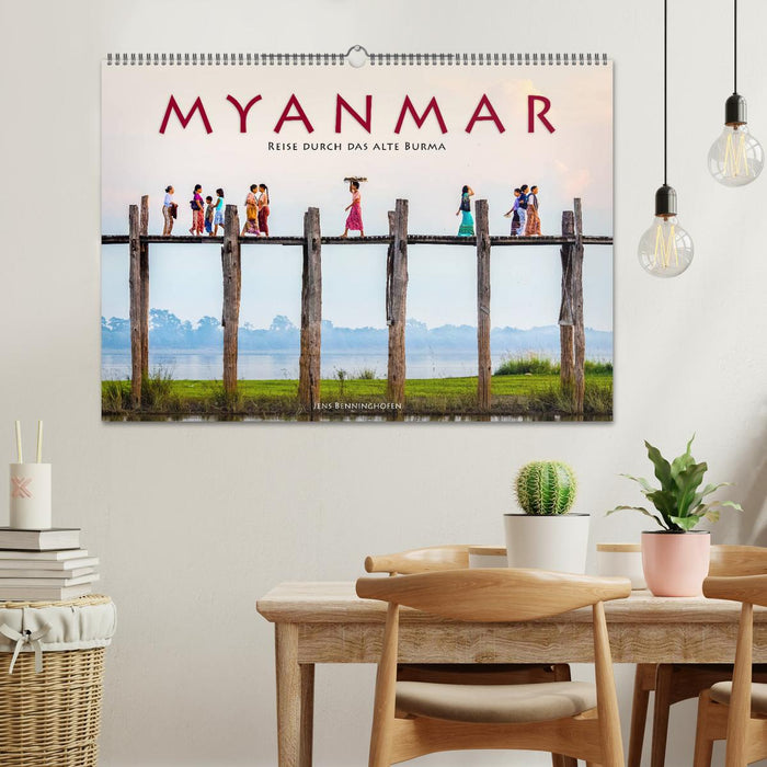 Myanmar - Reise durch das alte Burma (CALVENDO Wandkalender 2024)