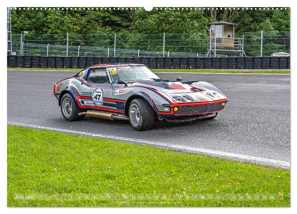 Corvette Racing 2024 (CALVENDO Premium Wandkalender 2024)