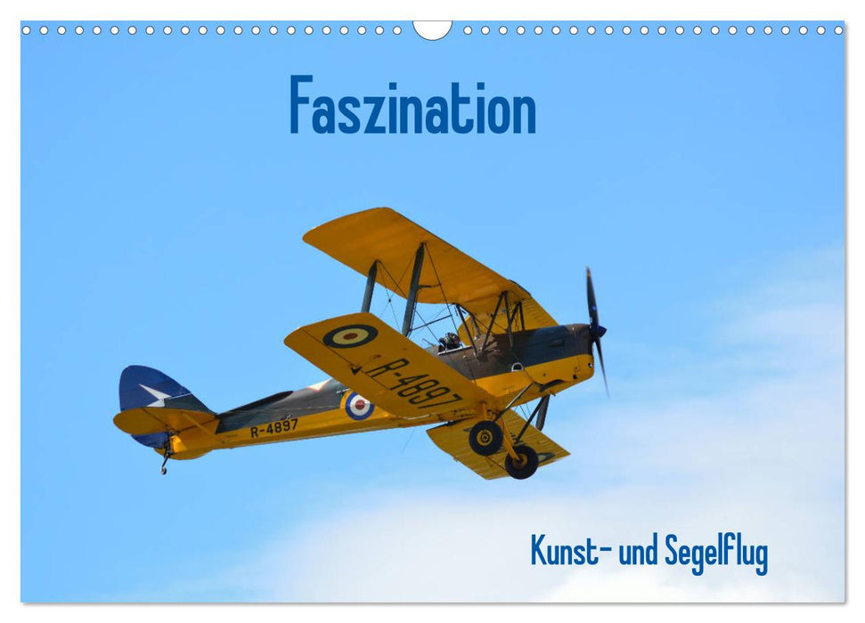 Faszination Kunst- und Segelflug (CALVENDO Wandkalender 2024)