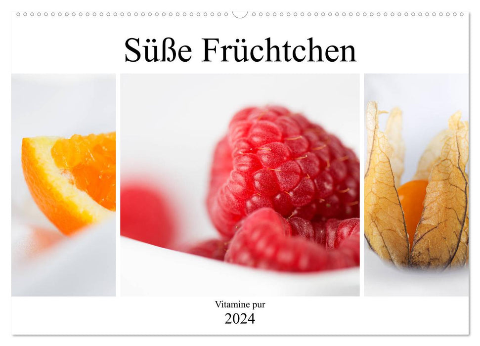 Süße Früchtchen - Vitamine pur (CALVENDO Wandkalender 2024)