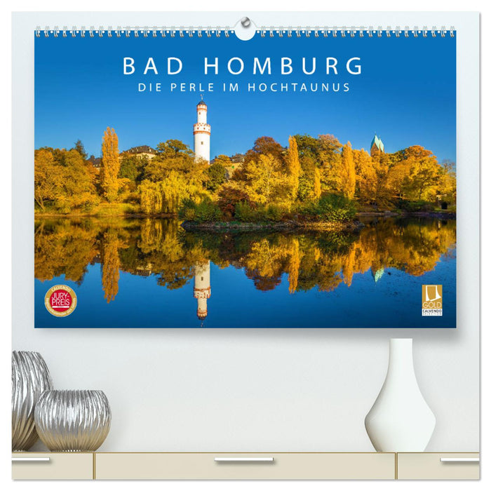 Bad Homburg - Die Perle im Hochtaunus (CALVENDO Premium Wandkalender 2024)