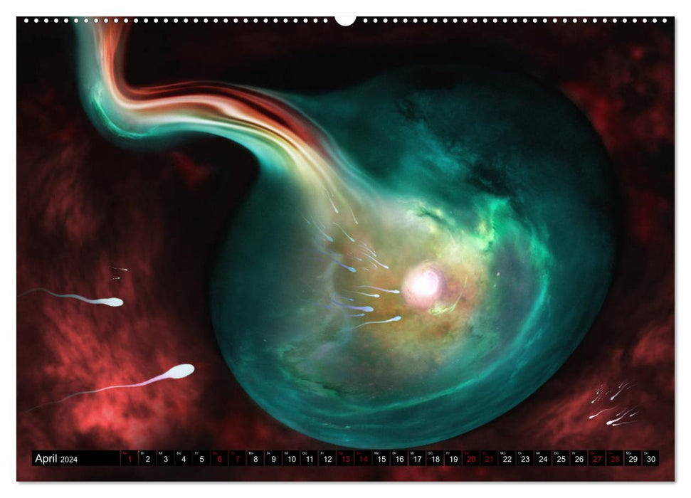 Prophetischer Kalender: Bilder einer anderen Welt (CALVENDO Premium Wandkalender 2024)