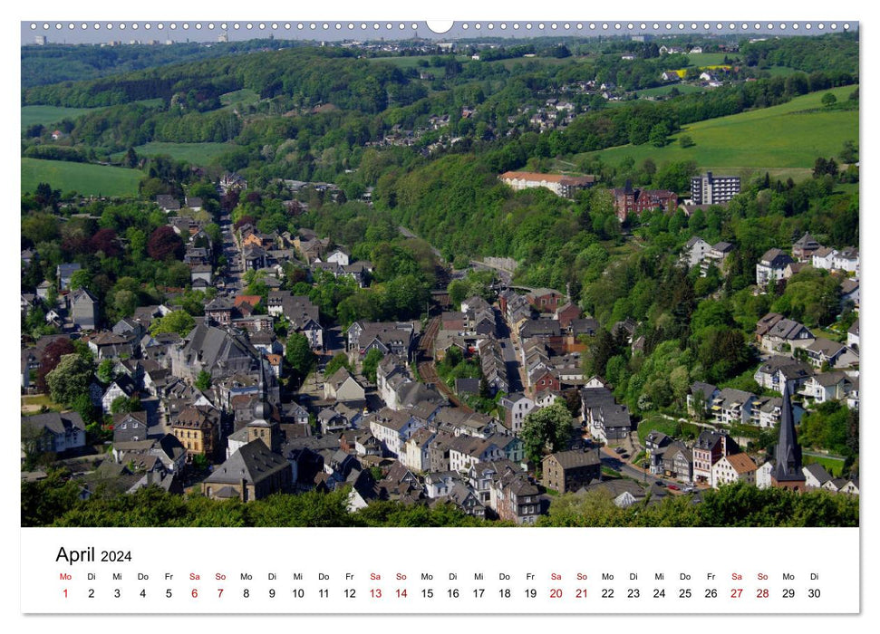 Velbert - Cité des Châteaux et des Aménagements (Calendrier Mural CALVENDO 2024) 