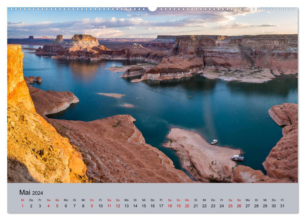 Magische Landschaften - Unterwegs im Südwesten der USA (CALVENDO Premium Wandkalender 2024)