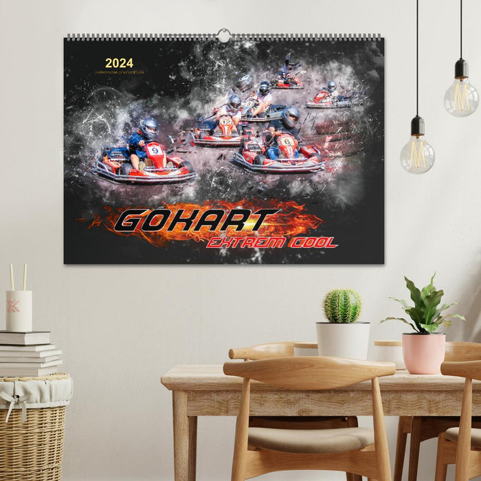 GoKart - extremely cool (CALVENDO wall calendar 2024) 