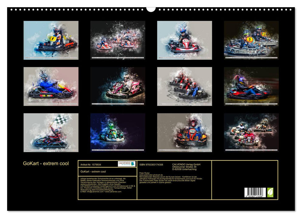 GoKart - extrem cool (CALVENDO Wandkalender 2024)