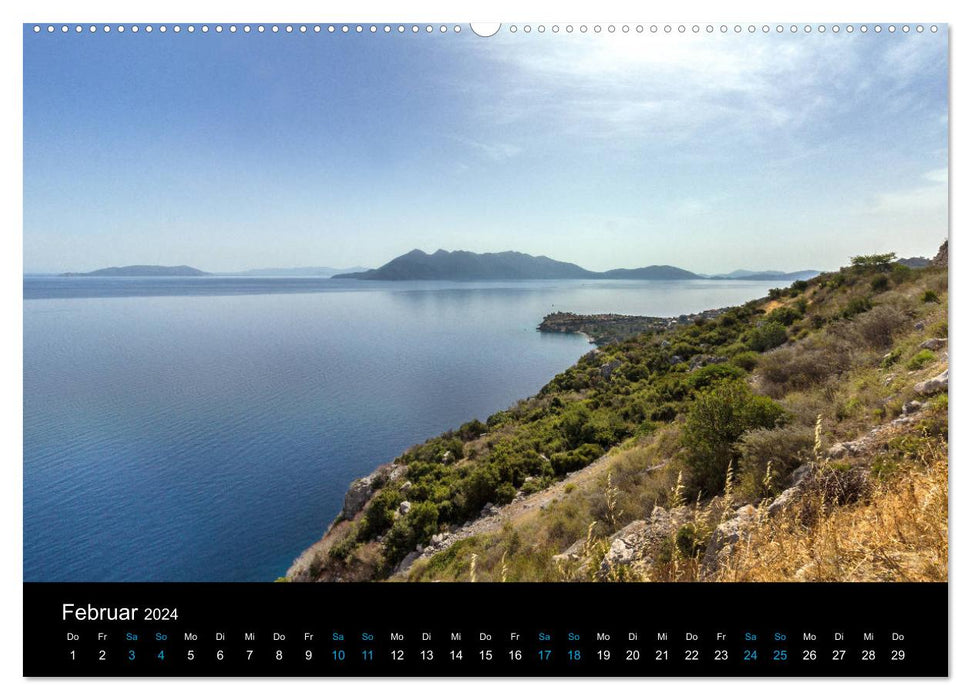 Peloponnes, Griechisches Urgestein von grandioser Schönheit. Die Regionen Argolis, Korinthia und Attika (CALVENDO Premium Wandkalender 2024)