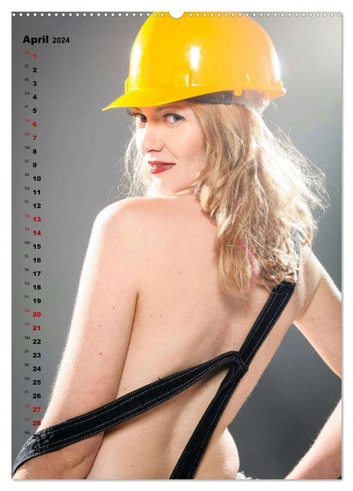 Sexy en salopette (Calendrier mural CALVENDO 2024) 