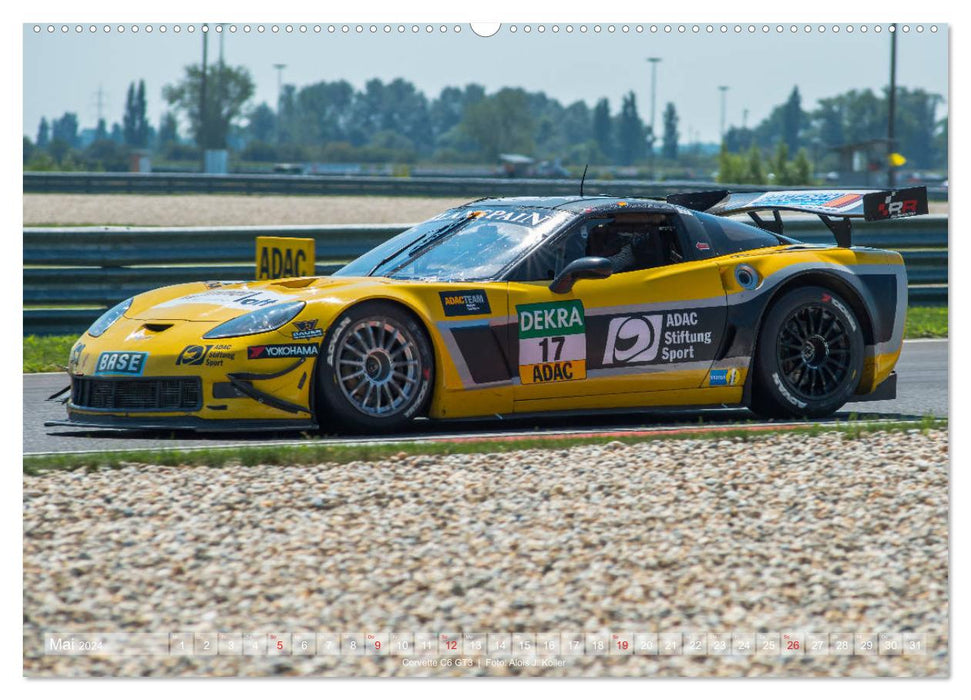 Corvette Racing 2024 (CALVENDO Wall Calendar 2024) 