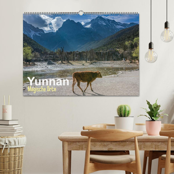 Yunnan – Lieux magiques (Calendrier mural CALVENDO 2024) 